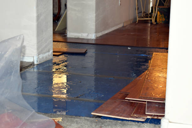 Professional Burst Pipe Cleanup technician working in Many Farms, AZ